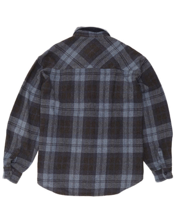 Ανδρικό πουκάμισο Conte of Florence XL Blue Check Wool