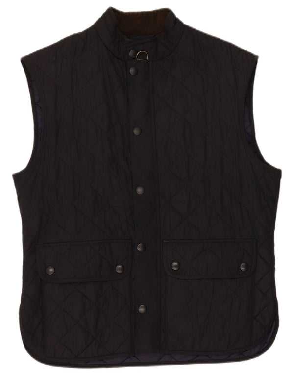 Gilet trapuntato da donna Barbour UK 18 XL poliestere blu navy