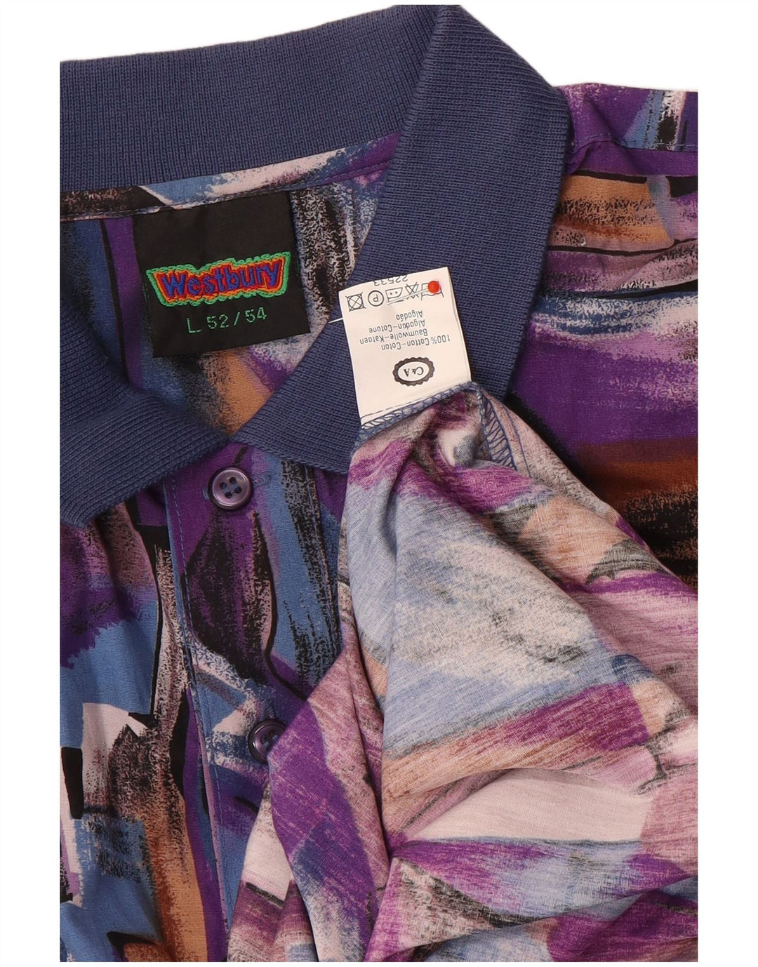 WESTBURY Muška pulover košulja IT 52/54 Veliki raznobojni patchwork
