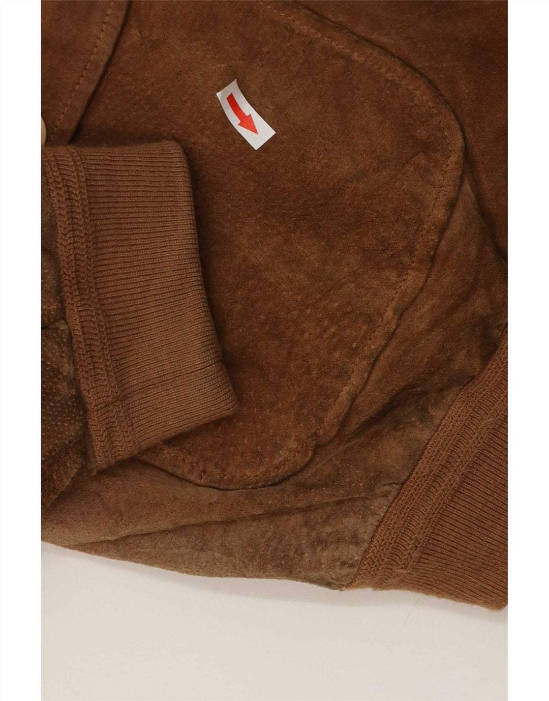 Essebi Ανδρικό Suede Bomber Jacket IT 54 2XL Καφέ Δερμάτινο
