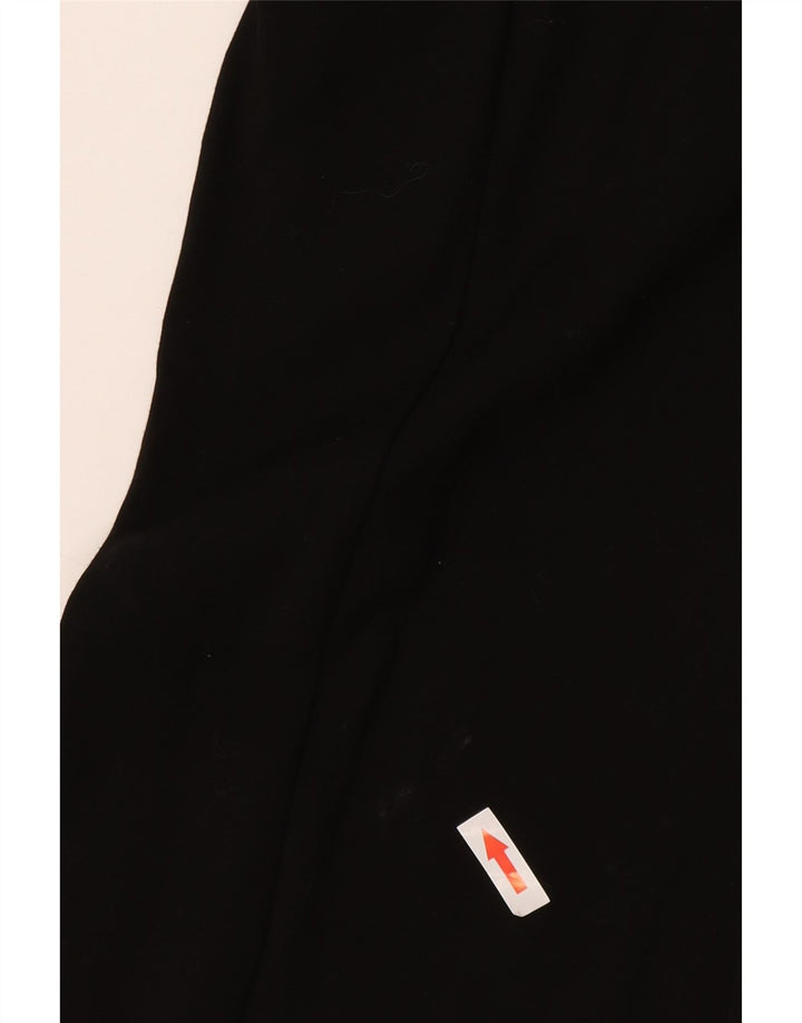 Massimo Dutti Womens Bootcut Trousers W34 L32 Black Viscose