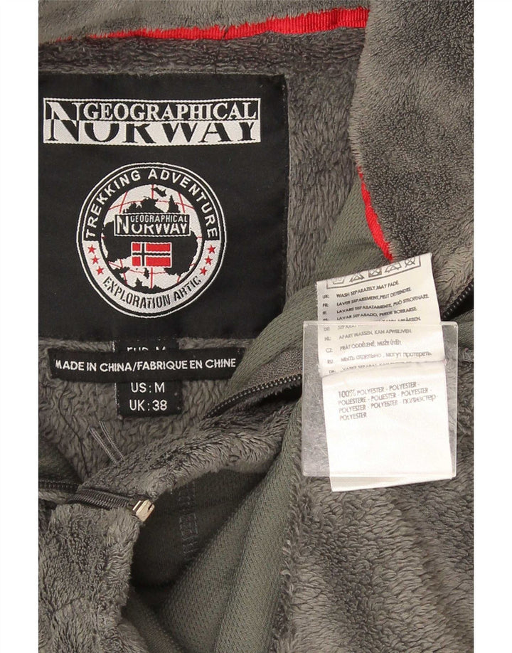 Jachetă polară pentru bărbați Geographical Norway UK 38 Medium Gri Poliester