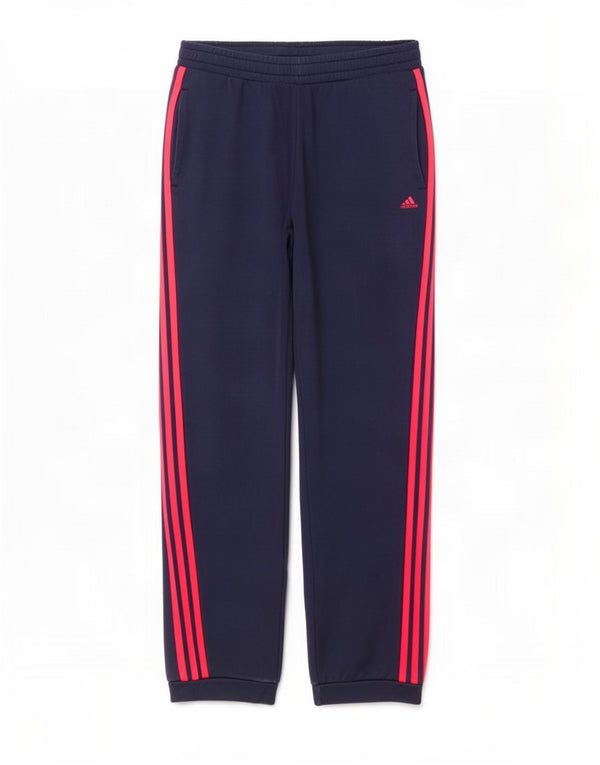 Adidas Γυναικεία φόρμα παντελόνι Joggers UK 12/14 Medium Navy Blue Cotton