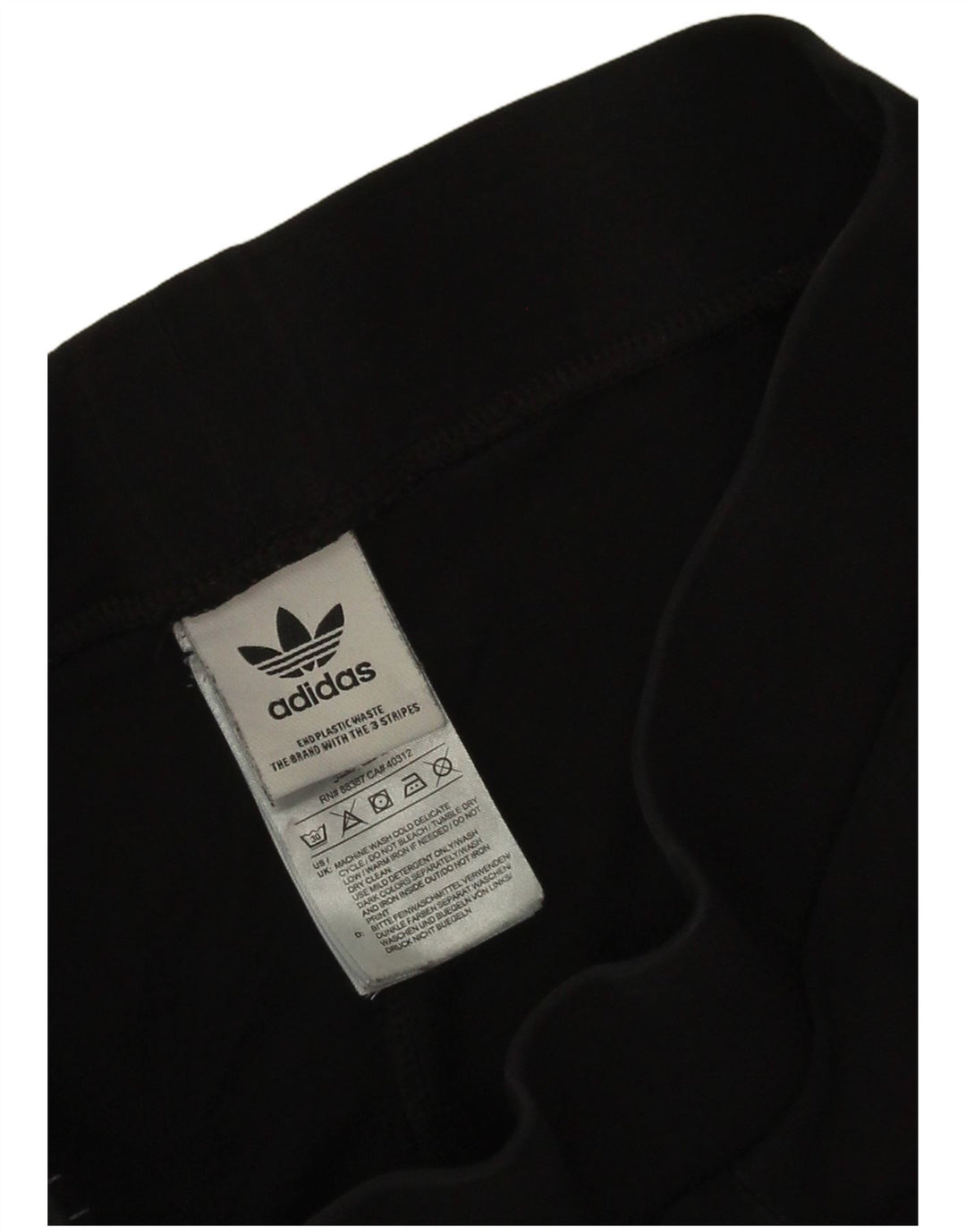 Adidas Womens Leggings UK 8 Small  Black Cotton