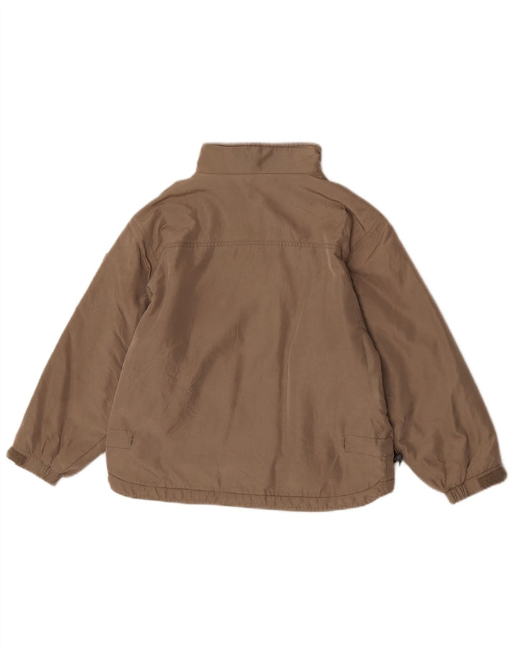 Napapijri Boys Geographic Windbreaker Jacket 9-10 år Beige Polyamid