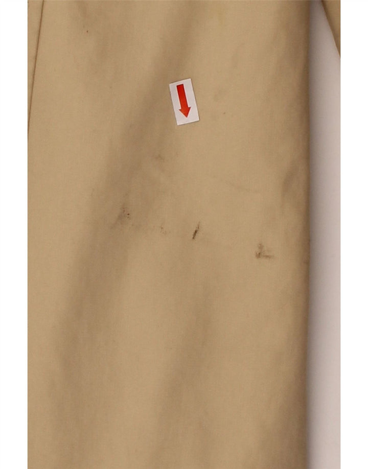 PACO Womens Overcoat UK 14 Medium Beige Cotton Vintage Paco and Second-Hand Paco from Messina Hembry 