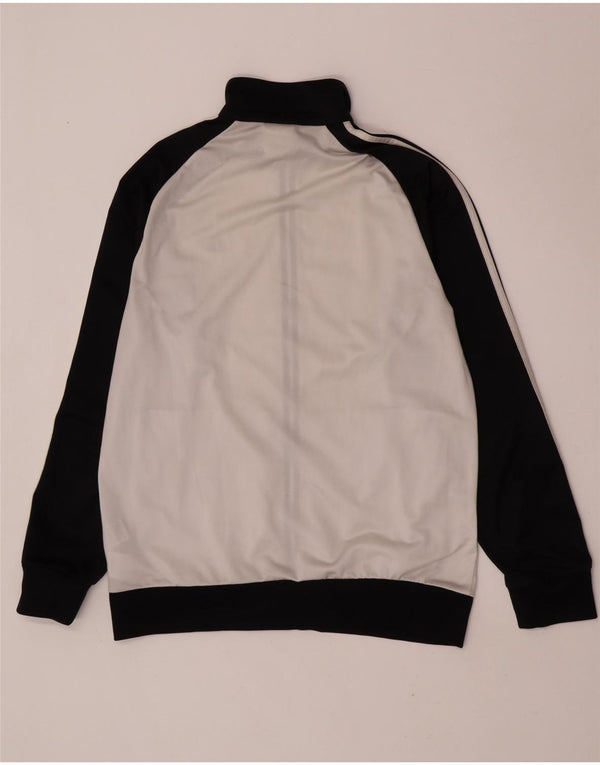 Adidas Mens Tracksuit Top Jacket Large Grey Polyester