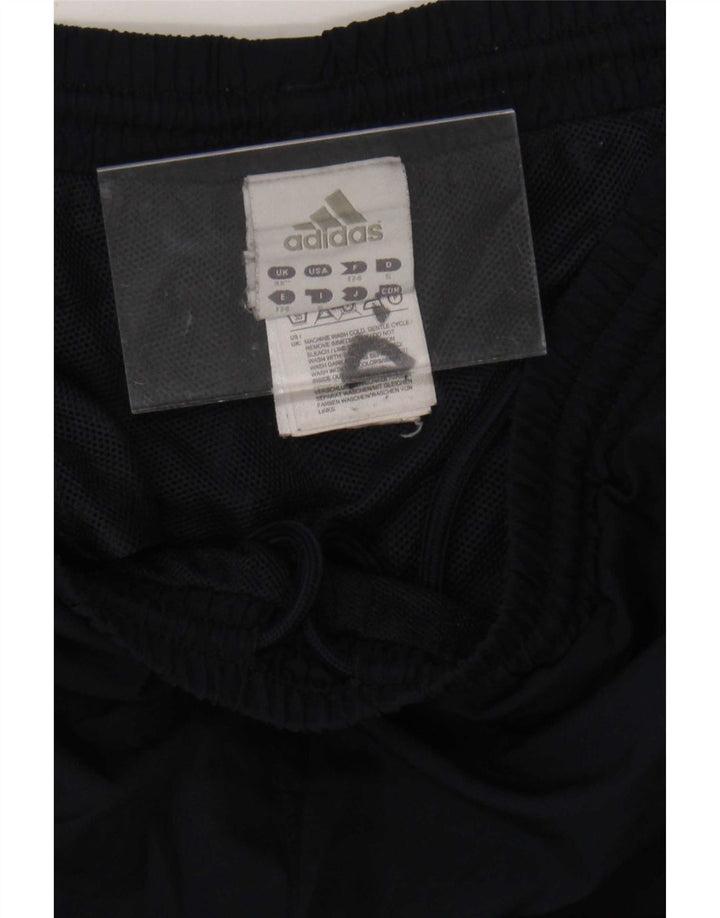 Pantaloni da tuta Adidas Capri da uomo, poliestere color block medio blu navy