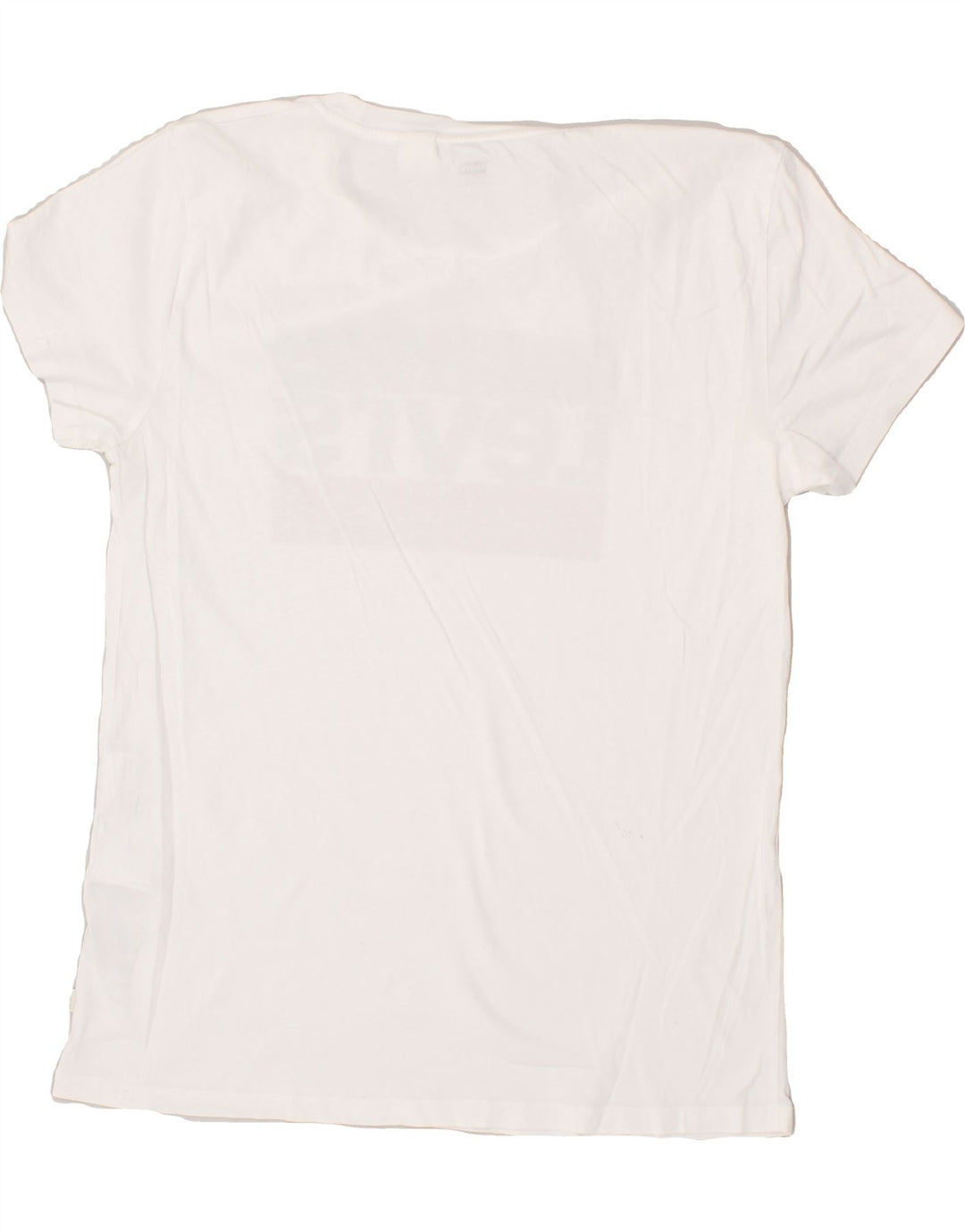 LEVI'S Womens Graphic T-Shirt Top UK 14 Medium White Cotton Vintage Levi's and Second-Hand Levi's from Messina Hembry 