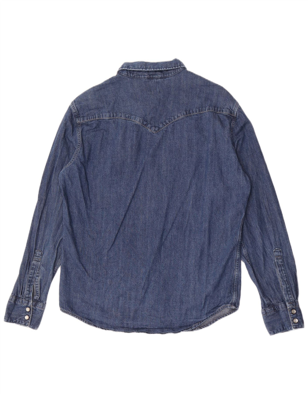 Levi's Mens Standard Denim Shirt Medium Blue Cotton