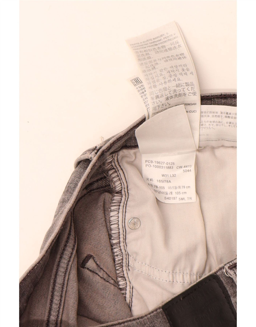 Levi's Damen 312 Shaping Slim Jeans W31 L32 Graue Baumwolle