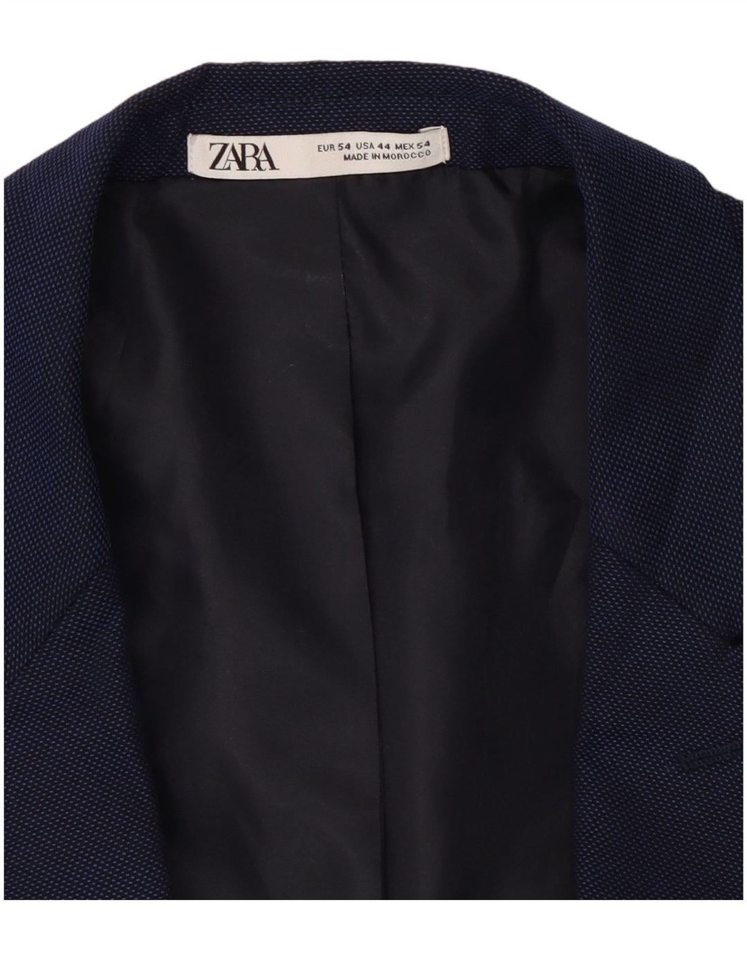 Zara Męska marynarka zapinana na 1 guzik EU 54 XL, granatowa
