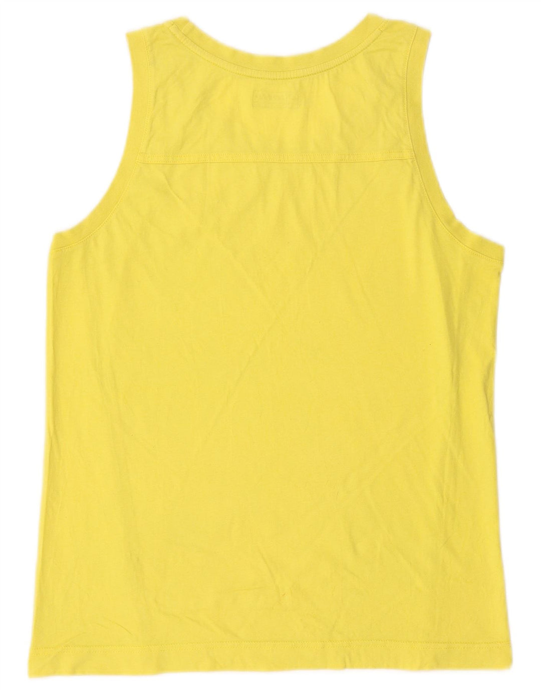 LOTTO Womens Vest Top UK 14 Large Yellow