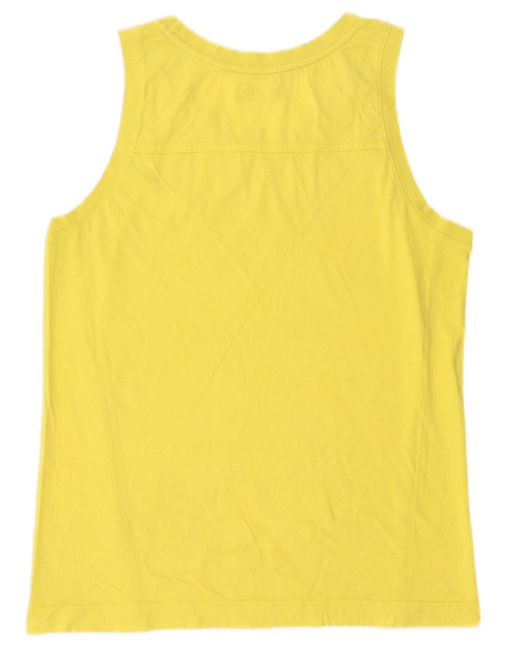 LOTTO Womens Vest Top UK 14 Large Yellow