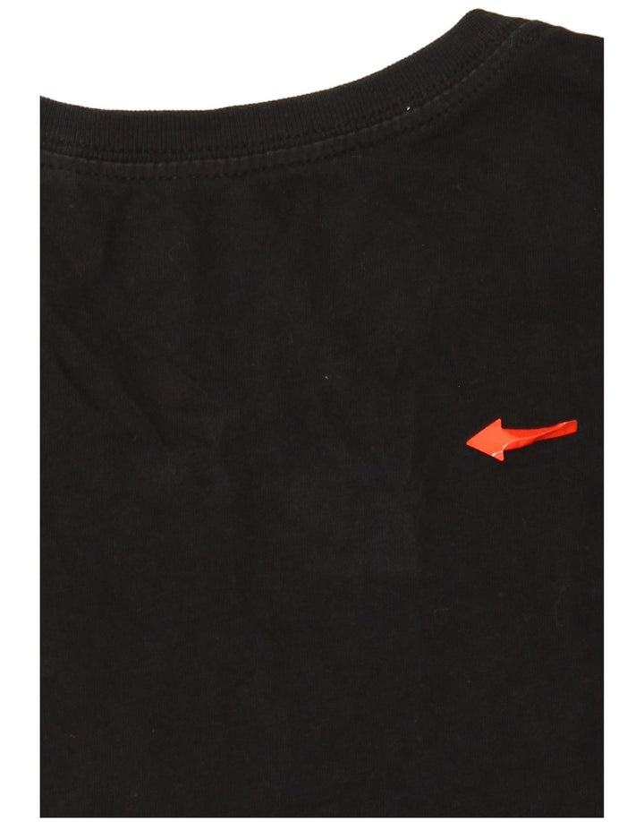 Nike Mens Graphic T-Shirt Top Small Black Cotton