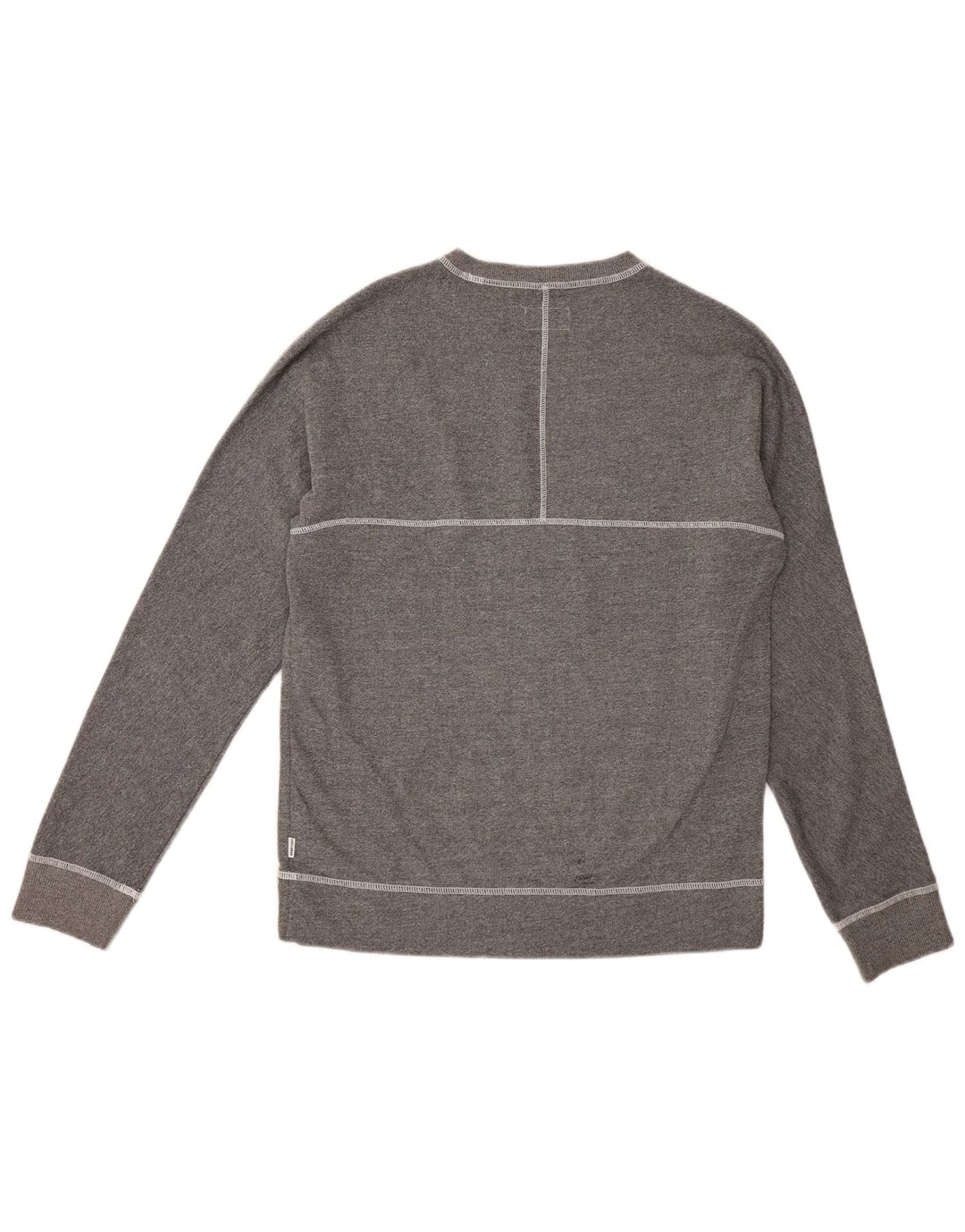 Converse Mens Graphic Sweatshirt Jumper Medium Grey Cotton
