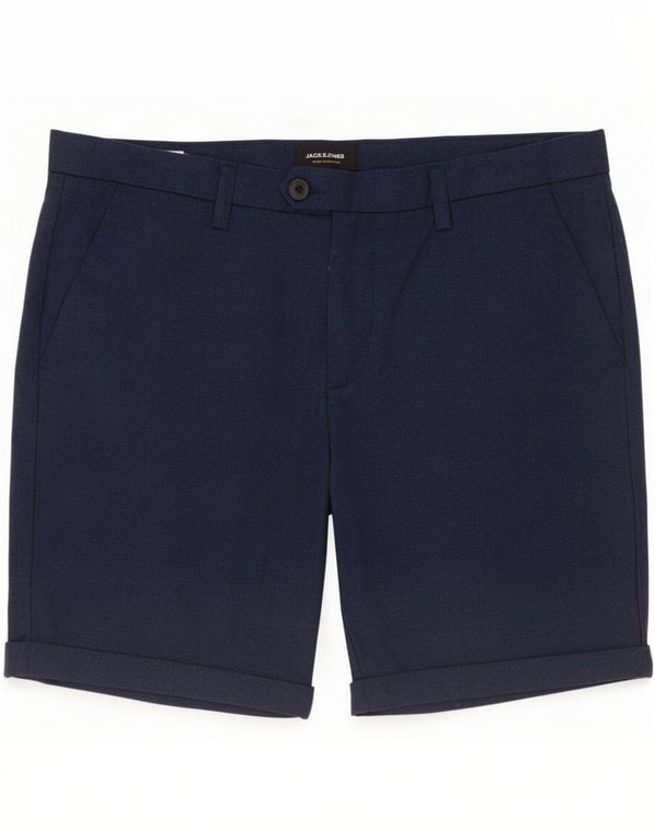 Jack & Jones Short Chino Homme Large W34 Bleu Marine Polyester
