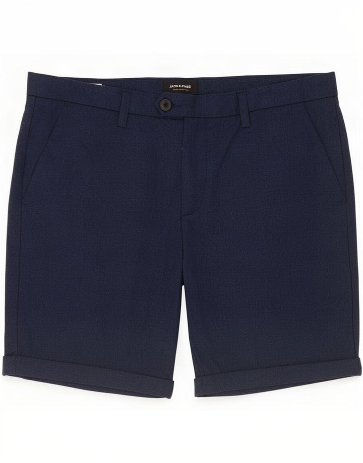 Jack & Jones Short Chino Homme Large W34 Bleu Marine Polyester