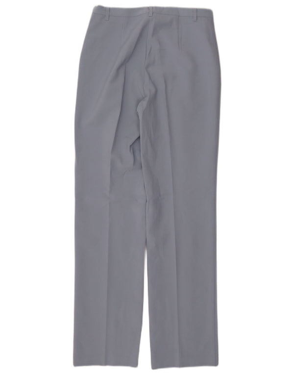 Pantalones informales de talle alto para mujer Benetton IT 44 Medium W28 L31 Azul