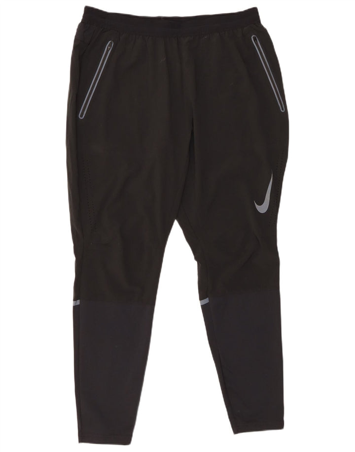 NIKE Womens Tracksuit Trousers UK 16 Large  Black