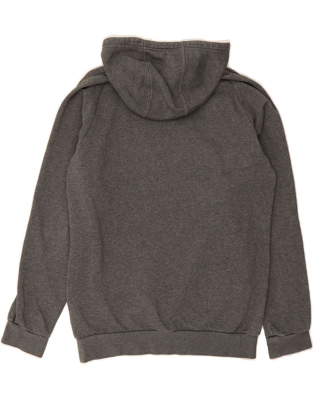 ADIDAS Mens Hoodie Jumper Medium Grey Cotton Vintage Adidas and Second-Hand Adidas from Messina Hembry 