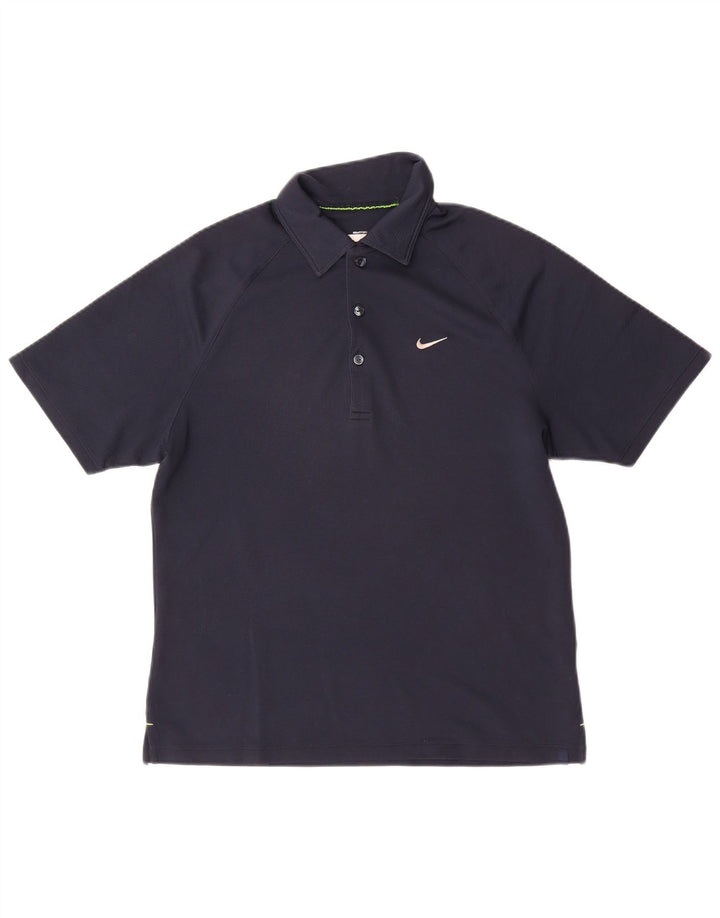 Nike Mens Polo Shirt UK 39/41 Medium Navy Blue