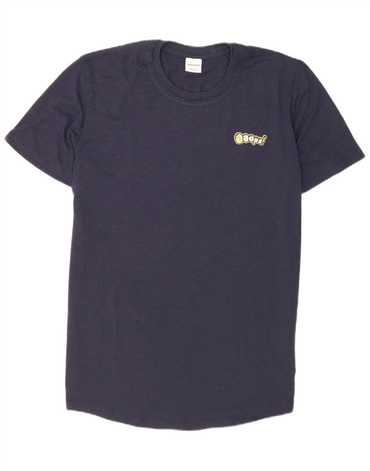 T-shirt da uomo Jack & Jones Top XL blu navy in poliestere