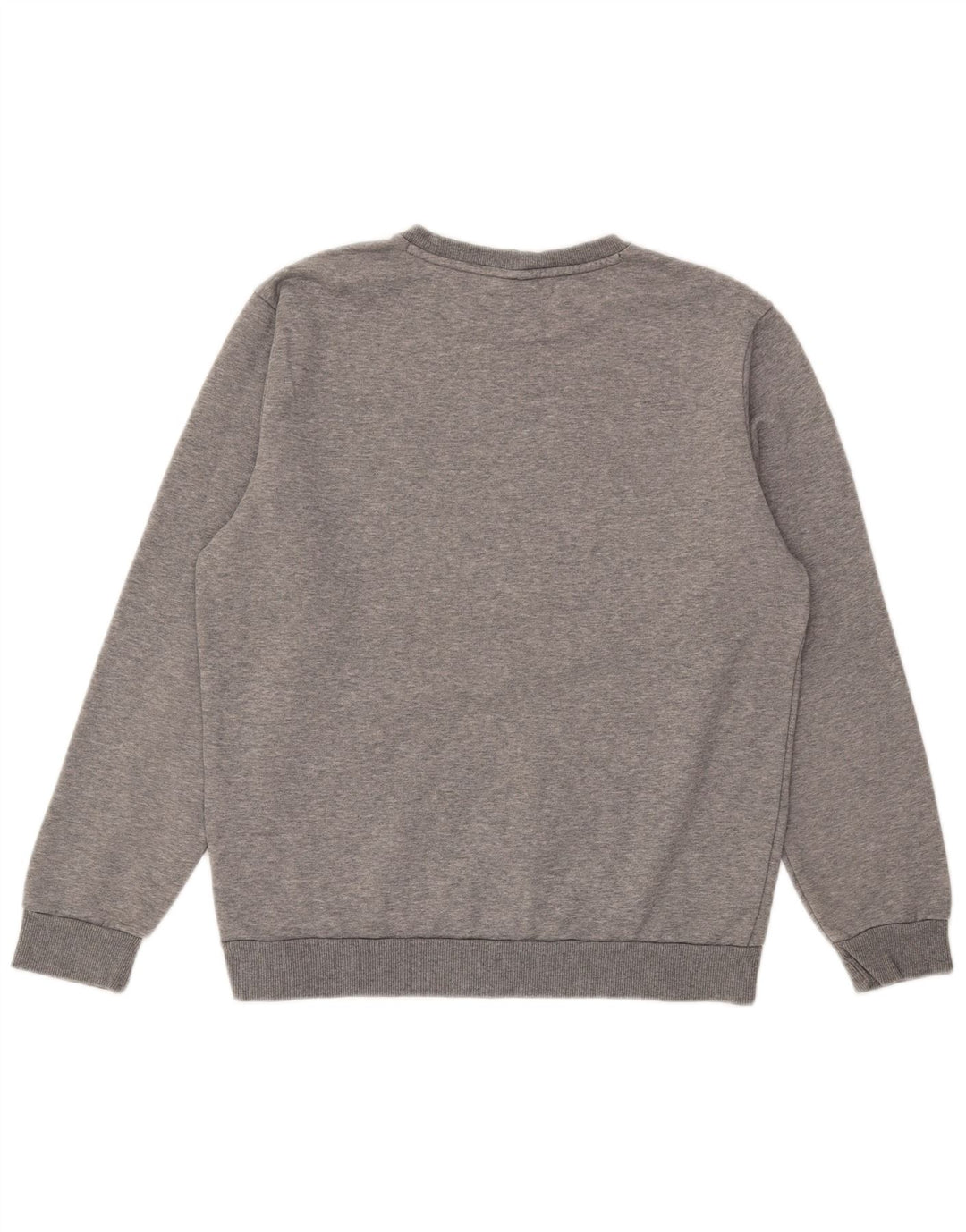 Puma Mens Graphic Sweatshirt Jumper Medium Grey Flecked Cotton