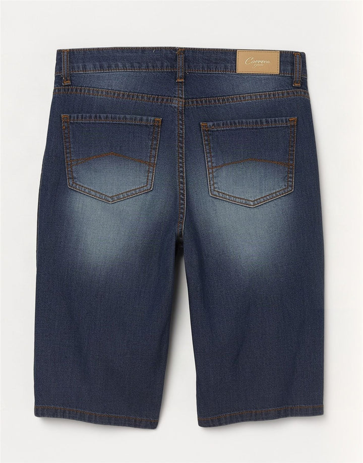 Carrera Damen Jeansshorts W27 Small Blaue Baumwolle