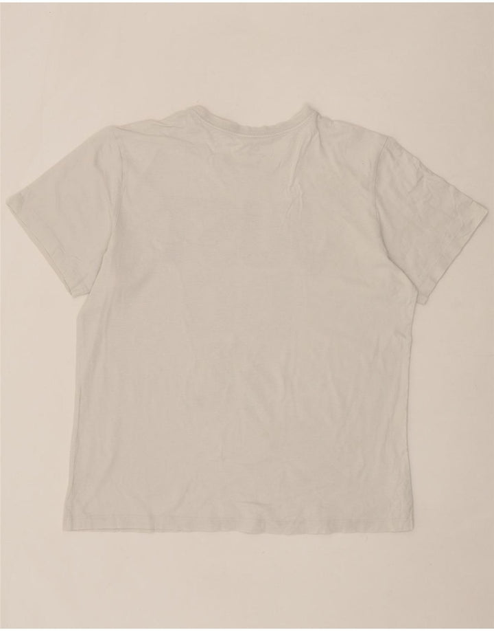 NIKE Mens Graphic T-Shirt Top Large White Vintage Nike and Second-Hand Nike from Messina Hembry 