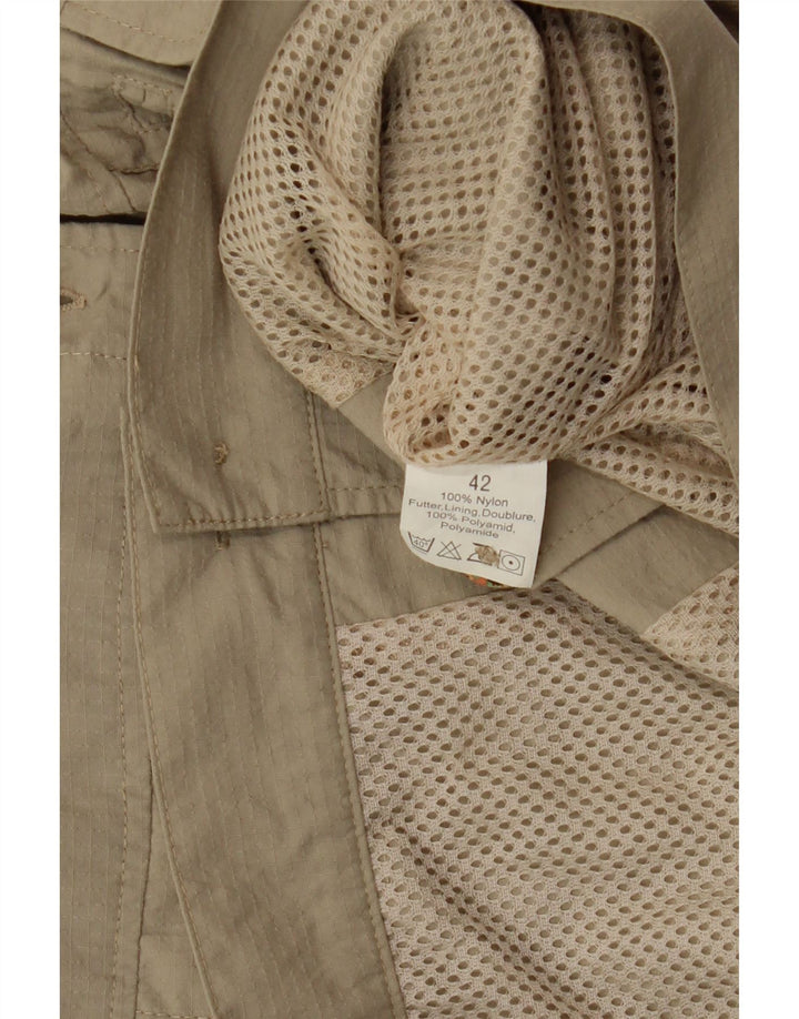 KLEPPER Womens Utility Gilet IT 42 Medium Beige Nylon Vintage Klepper and Second-Hand Klepper from Messina Hembry 