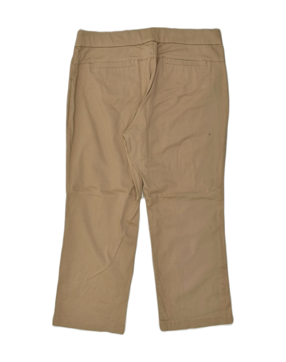 LEE Womens Petite Straight Casual Trousers US 20 3XL W42 L29 Beige Cotton | Vintage Lee | Thrift | Second-Hand Lee | Used Clothing | Messina Hembry 
