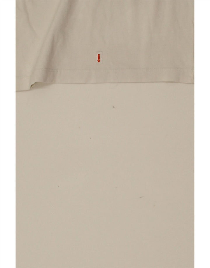 NIKE Boys Graphic T-Shirt Top 10-11 Years Medium White Cotton Vintage Nike and Second-Hand Nike from Messina Hembry 