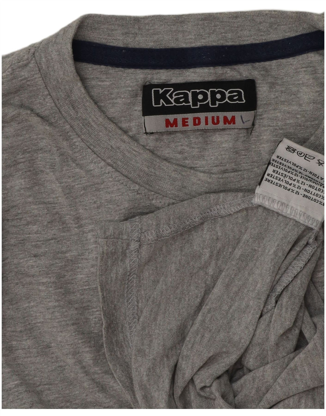 Tricou Bărbați Kappa Top Medium Gri Pete Bumbac