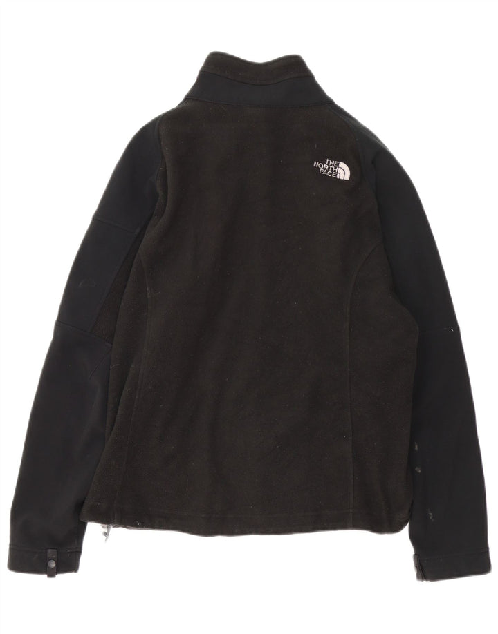 THE NORTH FACE Womens Fleece Jacket UK 14 Medium Black Polyester