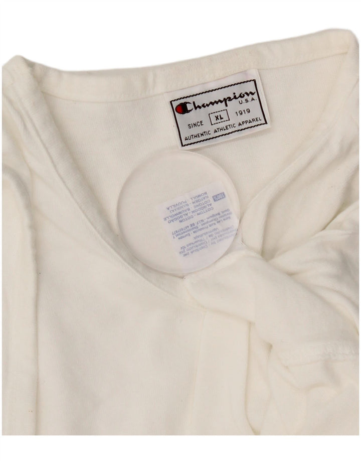 Champion Womens Vest Top UK 18 XL White Cotton