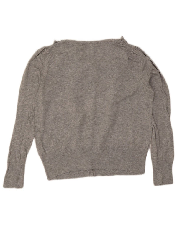 Marks & Spencer Damen-Cardigan-Pullover UK 10 Small Grau meliert
