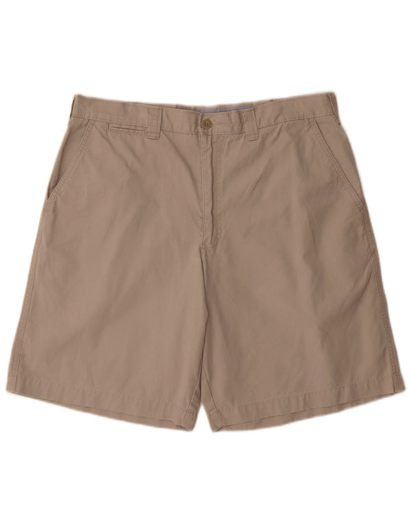 Marks & Spencer Mens Blue Harbour Chino Shorts W36 Large Beige Cotton
