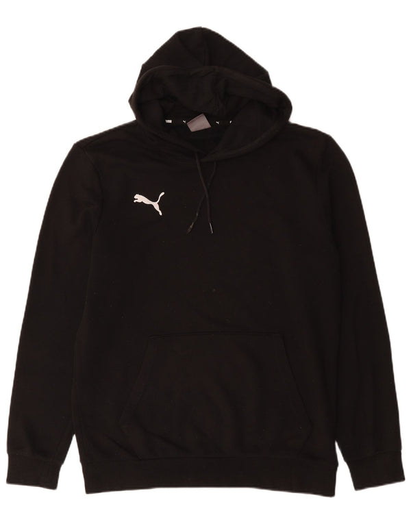 Puma Mens Hoodie Jumper Medium Black Cotton
