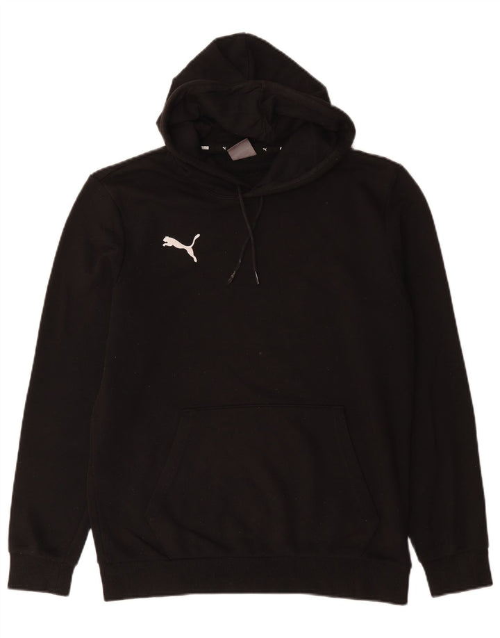 Puma Mens Hoodie Jumper Medium Black Cotton