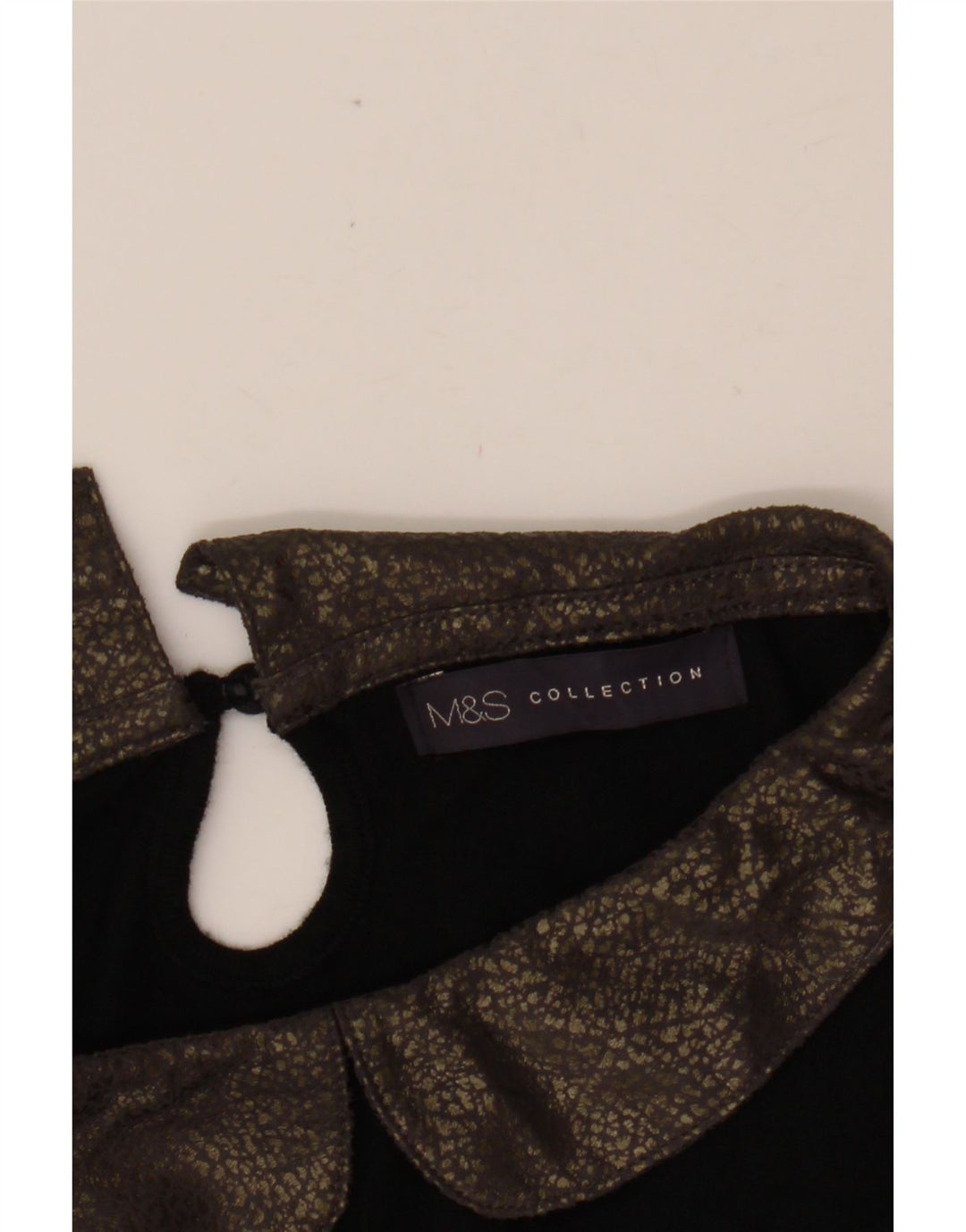 MARKS & SPENCER Basiskjole til kvinder UK 14 Medium Sort