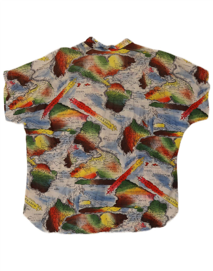 Hammerle Womens Abstract Pattern Shirt IT 46 Large Mehrfarbig