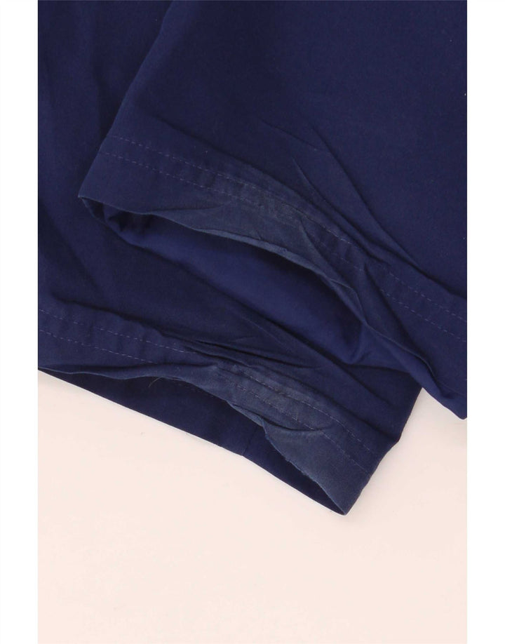 Pantaloni da tuta da uomo Adidas medi in poliestere blu navy