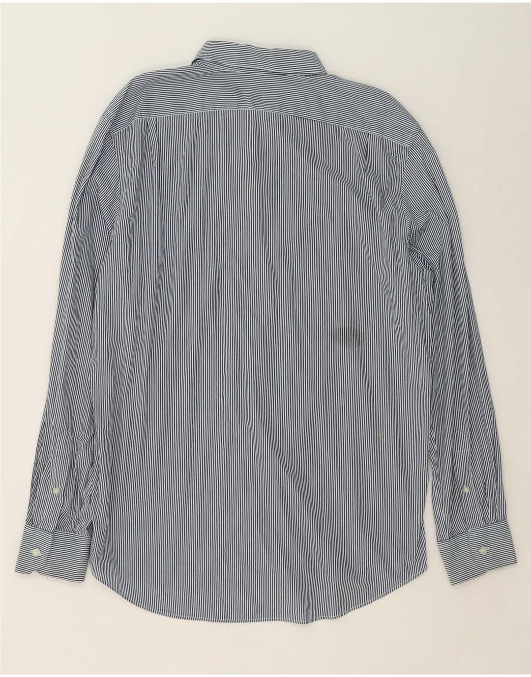 GAP Mens Shirt XL Navy Blue Pinstripe Cotton