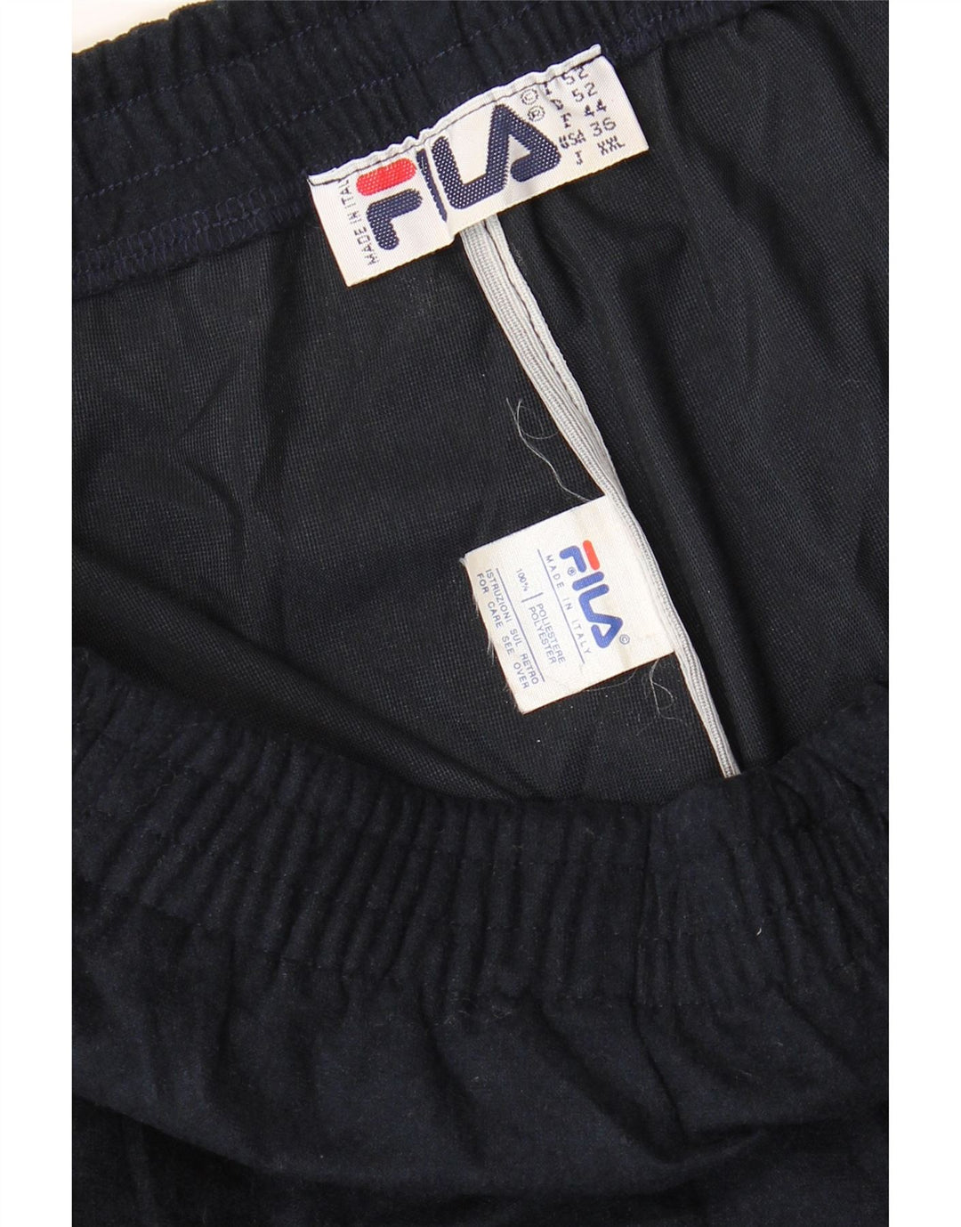 FILA Womens Tracksuit Trousers IT 52 2XL  Navy Blue Polyester