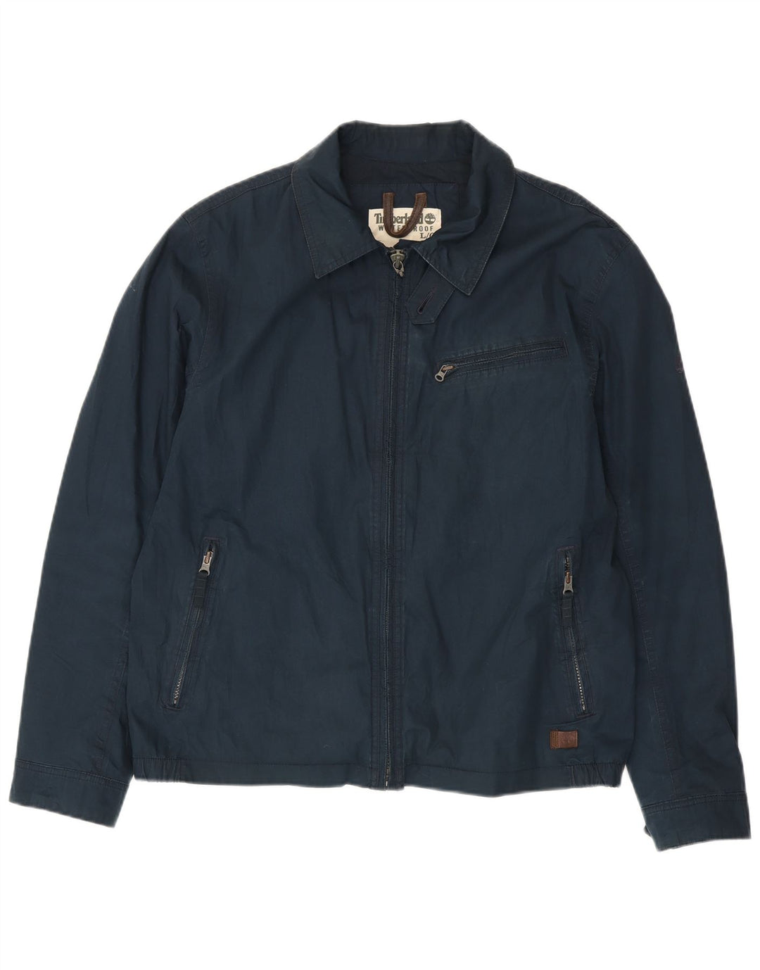 Timberland Herren Utility Jacke UK 40 Large Marineblau Baumwolle