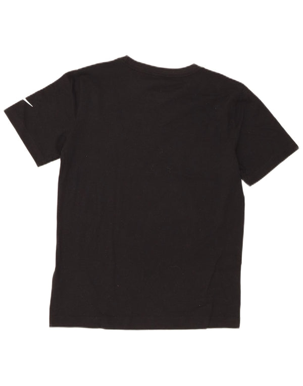Nike Boys Graphic T-Shirt Top 12-13 Years Large Black Cotton