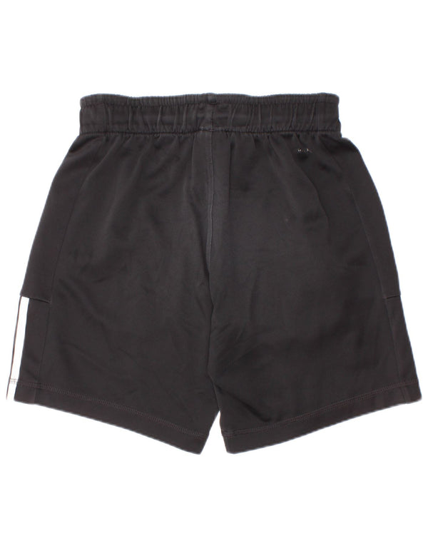 Adidas Boys Climalite σορτς 9-10 ετών μαύρο πολυεστέρα