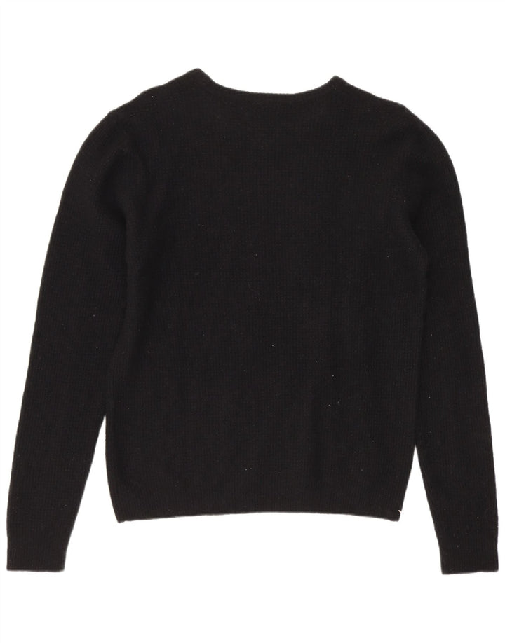 Gas Mens Crew Neck Jumper Sweater Medium Black