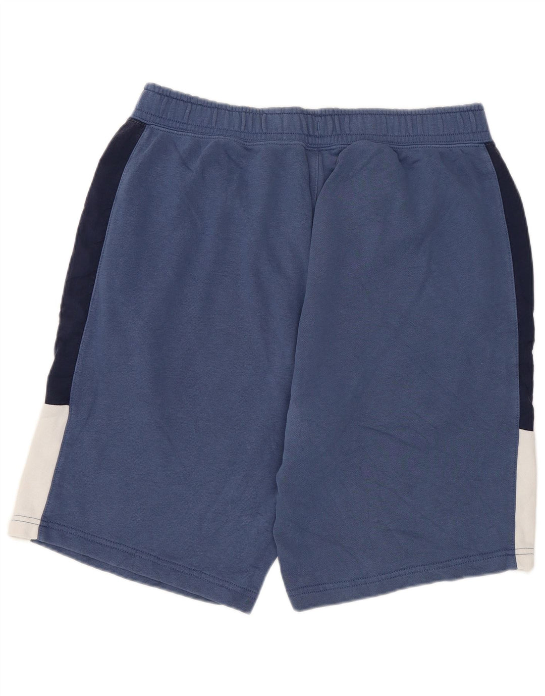 Pantaloncini sportivi Nike da uomo in cotone color block blu medio